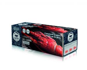 Cooked caribbean spiny lobster