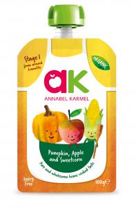 Organic Pumpkin, Apple & Sweetcorn Puree