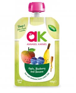 Organic Apple, Blueberry & Banana Puree