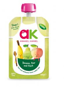 Organic Banana, Pear, & Peach Puree