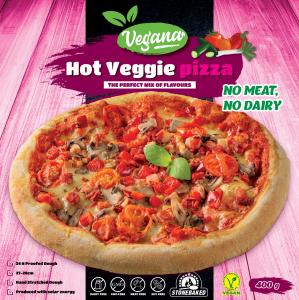 PREMIUM VEGAN HOT VEGGIE PIZZA 27-28 cm