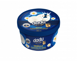 Vanilla flavoured ice cream, 800ml