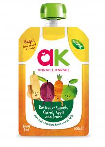 Organic Butternut Squash, Carrot, Apple & Prune Puree