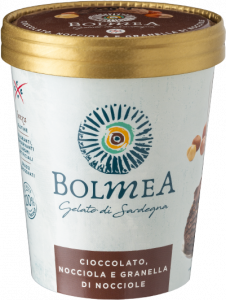 Paper cup Chocolate and Hazelnuts