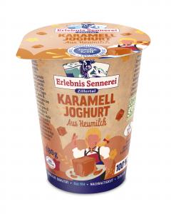 Caramel yogurt from hay milk g.t.S.