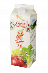 Juices of Ukraine Grape Apple