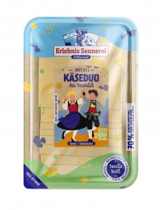 Mild cheese duo from hay milk g.t.S. - Gouda and Emmental cheese