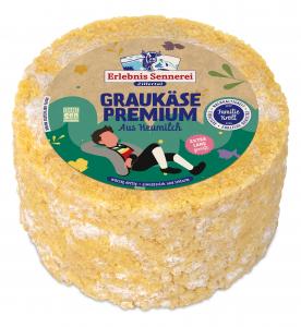 Grey cheese premium from hay milk g.t.S, less than 1% fat