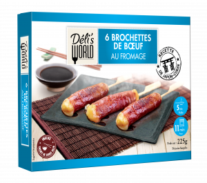 Beef and cheese skewer