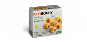 Mini Greek plant-based Sausage rolls