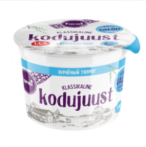 Classical cottage cheese. Lactose free