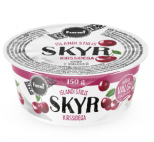 Skyr with cherries