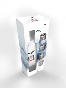 Bielik Vodka 0,7L 40% alc Carton with glasses