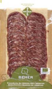 Organic Acorn-Fed 100% Iberico Salchichon tray 90g
