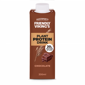 Friendly Viking's plant protein drink chocolate 330ml