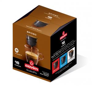 Capsules Covim GustoPiù Brioso compatible with machines Nescafè Dolce Gusto 