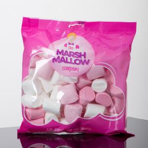 pink and white marshmallows