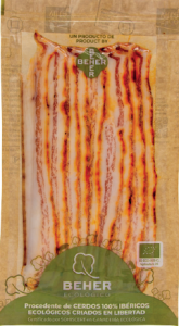 Organic Acorn-Fed 100% Iberico bacon tray 70g (No additives)