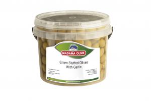 Green Olives Stuffed with Garlic