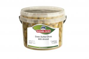 Green Olives Stuffed with Almonds