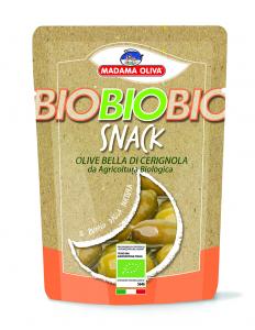 Organic Green Cerignola Olives - Brineless Snack