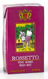 VINO ROSSO 10,5% VOL ROSSETTO