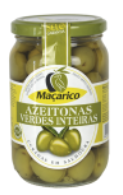 Jar Green Olives