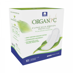 Organyc 100% Certified Organic Cotton Heavy Pads 10ct (Copy)