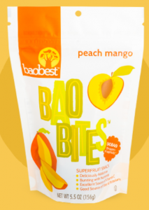 Super Fruit Snacks Baobites Peach Mango