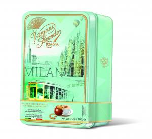 TIN BOX WITH CHOCOLATE PRALINES