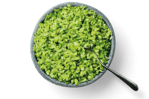 IQF riced broccoli & cauliflower and other vegetables.