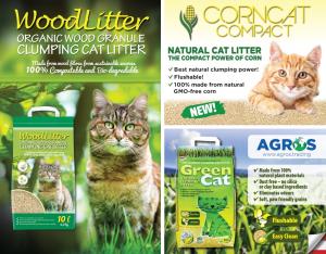 Organic Cat Litter made by AGROS Austria