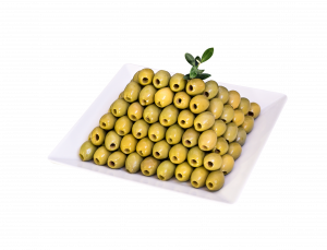 PITTED GREEN OR BLACK OLIVES