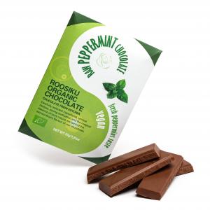 Organic Peppermint raw chocolate 