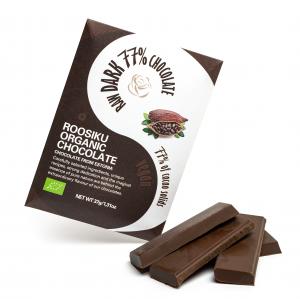 Organic Extra dark raw chocolate 77% 