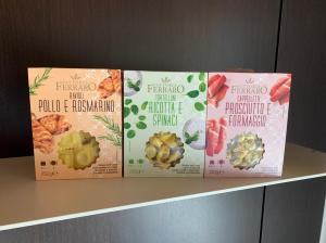 Italian chilled filled pasta