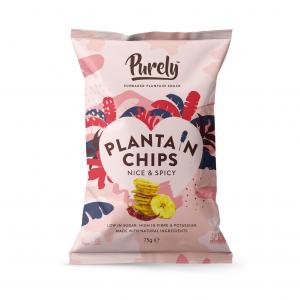 Purely Plantain Chips - Nice & Spicy