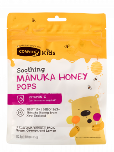 Manuka Honey Vitamin C Lollipops - Grape, Orange and Lemon Pack