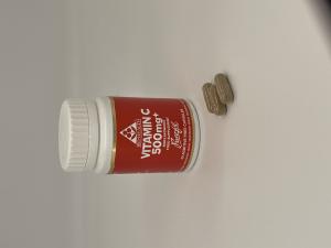 VITAMIN C with BIOFLAVONOIDS;  500mg One-a-day vegetarian capsules