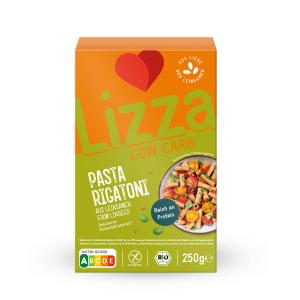 Low Carb* Pasta Rigatoni (Gluten-free, vegan, organic, high fibre, high protein)