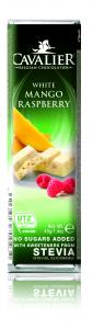 NSA White Chocolate bar with mango and raspberry 40g