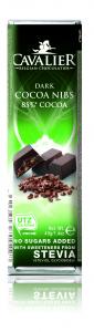 NSA Dark Chocolate Bar with Cocoa Nibs 40g