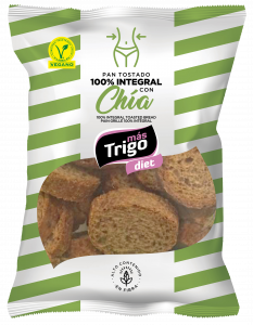 100% WHOLE WHEAT RUSK TOAST BREAD WITH CHIA