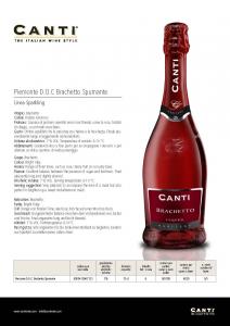 Piemonte DOC Brachetto Spumante