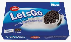 LetsGO Crunchy Vanilla Cream Biscuits Value Pack