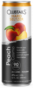 Clubtails Hard Seltzer Peach 12oz
