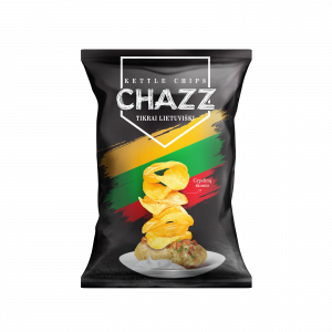 CHAZZ Kettle Potato chips Cepelinai flavour, 90g