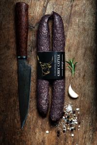 Grey Cattle Sausage Natural, Paprika and Spicy Paprika