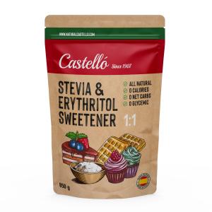 Table top  Stevia  sweetener  1:1 Doy pack 850 grms