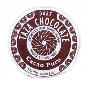 Organic Cacao Puro Chocolate Disc, 70%